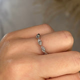 "Rhea" Marquise Row Diamond Eternity Ring ET6 - HEERA DIAMONDS