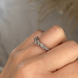 "Alice" Petals Pear, Marquise and Round Diamonds Shaped Eternity Band ET18 - HEERA DIAMONDS