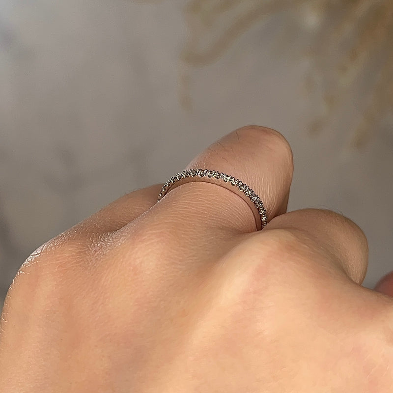 "Immy" Irregular Subtle Shaped Diamond Eternity Ring ET39 - HEERA DIAMONDS