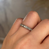 "Luella" Sparkling Wave Diamond Half Eternity Ring E81 - HEERA DIAMONDS