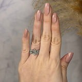 "Nevena" Marquise Cut Leaf Foliage Cut Diamond Engagement Ring - HEERA DIAMONDS