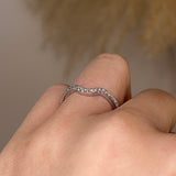 "Esme" U Shaped Pavé Diamond Eternity Ring ET43 - HEERA DIAMONDS