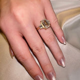 "Celia" 5 Carat Emerald Cut Diamond Tapered Baguette Shoulder Engagement Ring - HEERA DIAMONDS