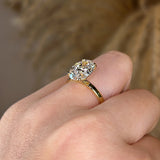 "Silvy" 4 Carat Solitaire Oval Cut Diamond Engagement Ring