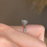 "Liliana" Cushion Three Stone Trilogy Diamond Ring 3SCC02 - HEERA DIAMONDS