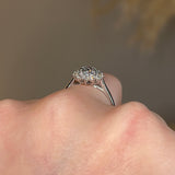 "Bianca" Star Shape Halo Pear Cut Diamond Engagement Ring HAPS05 - HEERA DIAMONDS