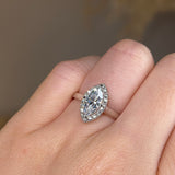 "Ashley" Halo Marquise Cut Engagement Ring HAMC02 - HEERA DIAMONDS