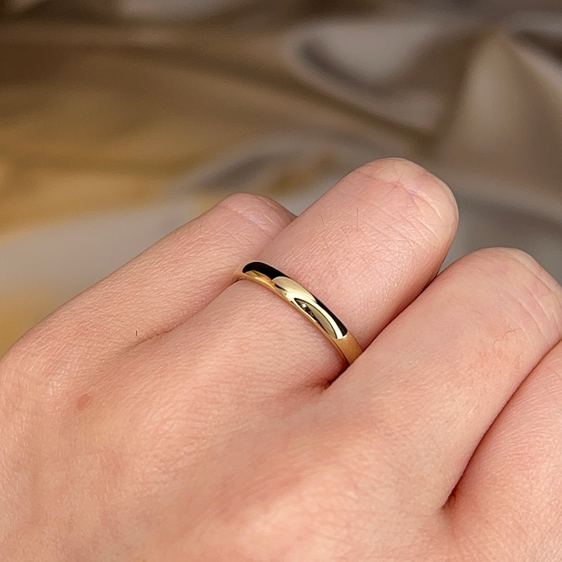 2.5mm Band Classic Traditional Court Wedding Ring - HEERA DIAMONDS