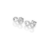 Infinity Earrings Hot Diamonds