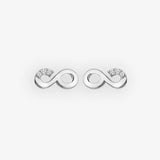 Infinity Earrings Hot Diamonds