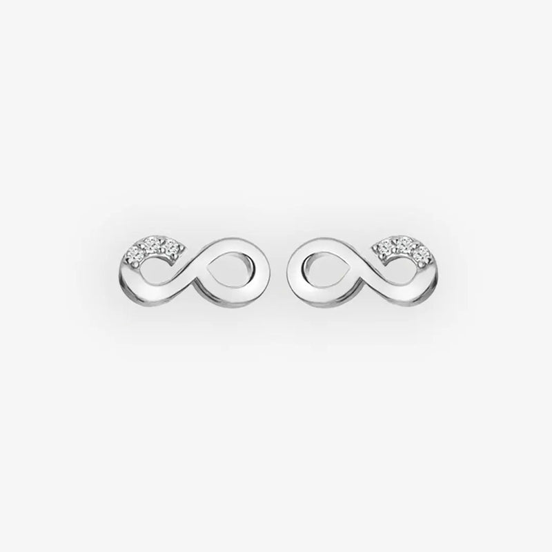 Infinity Earrings Hot Diamonds