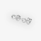 Infinity Earrings Hot Diamonds
