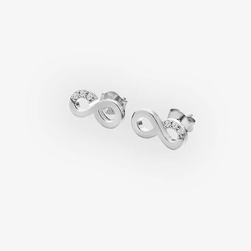Infinity Earrings Hot Diamonds