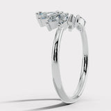 "Irena" Petal 1.00ct Diamond U Shaped Eternity Ring ET13