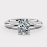 "Irie" 1 Carat Solitaire Oval Cut Diamond Engagement Ring SSOC04