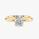 "Irie" 1 Carat Solitaire Oval Cut Diamond Engagement Ring SSOC04