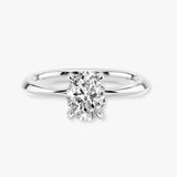 "Irie" 1 Carat Solitaire Oval Cut Diamond Engagement Ring SSOC04