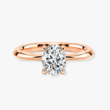 "Irie" 1 Carat Solitaire Oval Cut Diamond Engagement Ring SSOC04