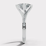 "Iris" 1 Carat Twisted Princess Cut Diamond Grain Set Diamond Engagement Ring DSPC01