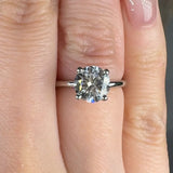 "Iskora" 1.5 Carat Round Cut Lab Grown Solitaire Diamond Engagement Ring HLR453