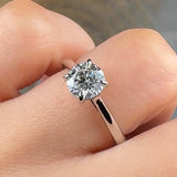 "Kew" 1 Carat Round Cut Solitaire Engagement Ring HLR640 HEERA DIAMONDS