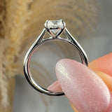 "Kew" 1 Carat Round Cut Solitaire Engagement Ring HLR640 HEERA DIAMONDS
