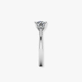 "Kew" 1 Carat Round Cut Solitaire Lab Grown Diamond Engagement Ring HLR640