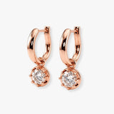 "Kiva" 1 CT Hoop Diamond Earrings