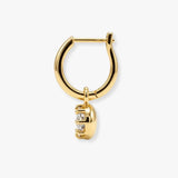 "Kiva" 1 CT Hoop Diamond Earrings