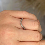 "Leia" Pavé Shaped Eternity Ring ET21 - HEERA DIAMONDS