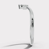 "Leith" Dainty Floral 0.20ct Diamond Shaped Eternity Band ET48