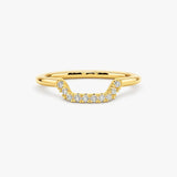 "Lil" Dainty Micro Set Square Shaped 0.10ct Diamond Eternity Ring ET54