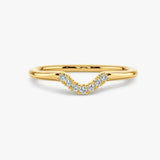 "Lilah" Dainty 0.10ct Diamond Shaped Eternity Band ET19
