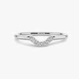 "Lilah" Dainty 0.10ct Diamond Shaped Eternity Band ET19