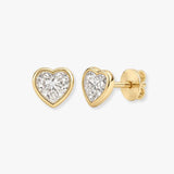 "Lily" 2 CT Solitaire Diamond Earrings HEERA DIAMONDS