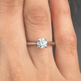 "Lioren" 0.51 Carat Round Cut Natural Diamond Solitaire Engagement Ring MDC725