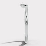 "Livia" Dainty 0.10ct Micro Set Diamonds Square Shaped Eternity Ring ET28
