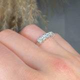 "Lumora" 1 Carat Princess Cut Natural Diamond Engagement Ring MDR4243