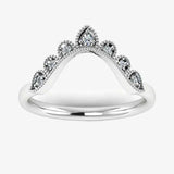 "Lunara" Round Cut 0.1 Carat Diamond Eternity Ring ET83