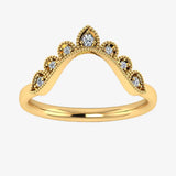 "Lunara" Round Cut 0.1 Carat Diamond Eternity Ring ET83