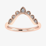 "Lunara" Round Cut 0.1 Carat Diamond Eternity Ring ET83