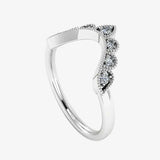 "Lunara" Round Cut 0.1 Carat Diamond Eternity Ring ET83