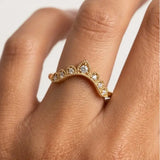 "Lunara" Round Cut 0.1 Carat Diamond Eternity Ring ET83