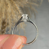 "Lunavelle" 0.40 Carat Emerald Cut Natural Diamond Solitaire Engagement Ring MDR3905
