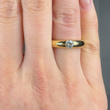 "Lurevina" 0.33 Carat  Round Cut Natural Diamond Solitaire Engagement Ring MDR3450 HEERA DIAMONDS