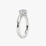 "Madeline" 1 Carat Three Stone Pear Cut Diamond Trilogy Engagement Ring 3SPS02