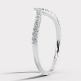 "Margot" Double Band V Shape 0.30ct Diamond Eternity Ring ET47