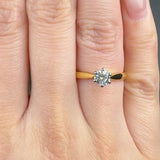 "Marvelle" 0.45 Carat Round Cut Natural Diamond Solitaire Engagement Ring MDR3766