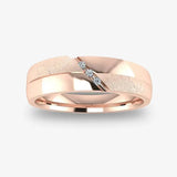 Men's Diamond 0.06ct Wedding Ring GR19961 HEERA DIAMONDS