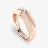 Men's Diamond 0.06ct Wedding Ring GR19961 HEERA DIAMONDS